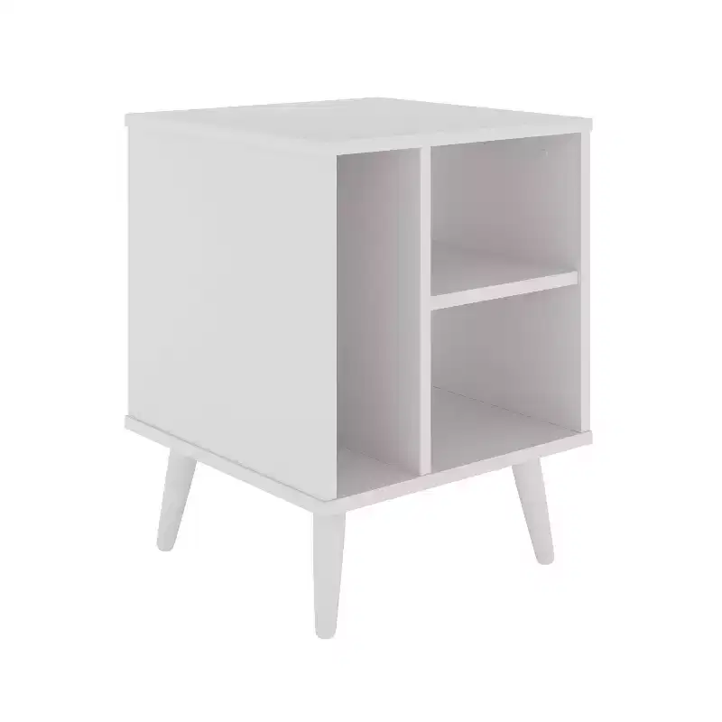 Mid-Century Cubby Style Nightstand