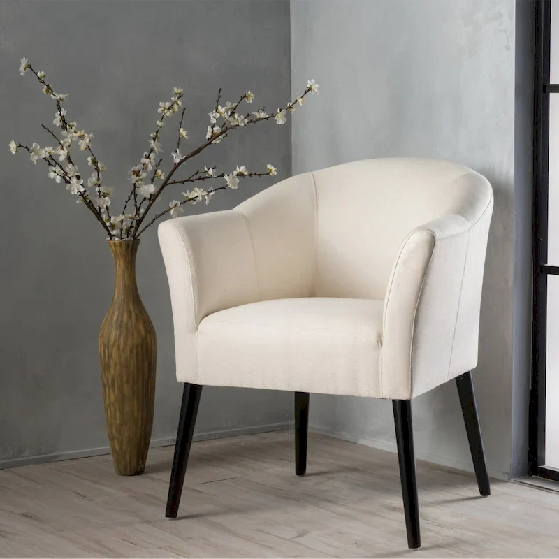 Carson Carrington Augustenborg Fabric Arm Chair by Christopher Knight Home