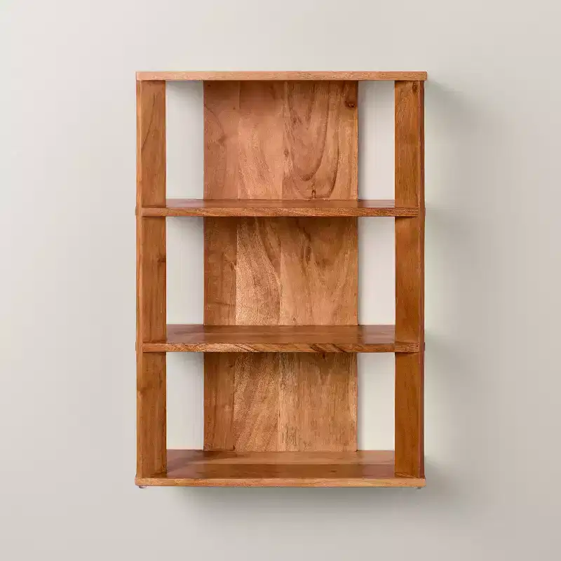 14" Wide 4 Shelf Mid-Century Wall Bookshelf - Hearth & Hand™ with Magnolia