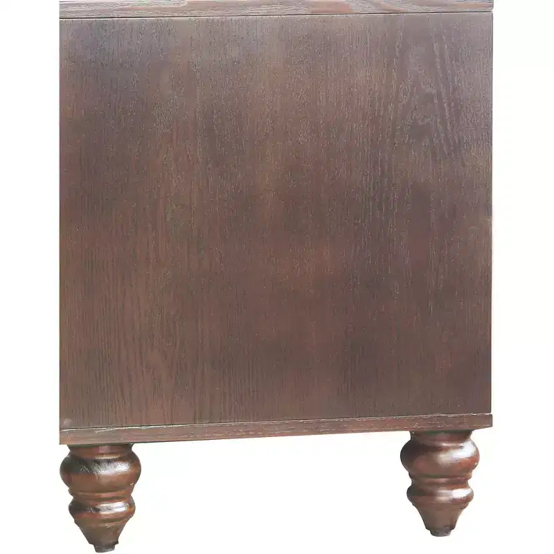 GDFStudio Mamie Modern 90 Wooden Extendable TV Stand with 2-Cabinets