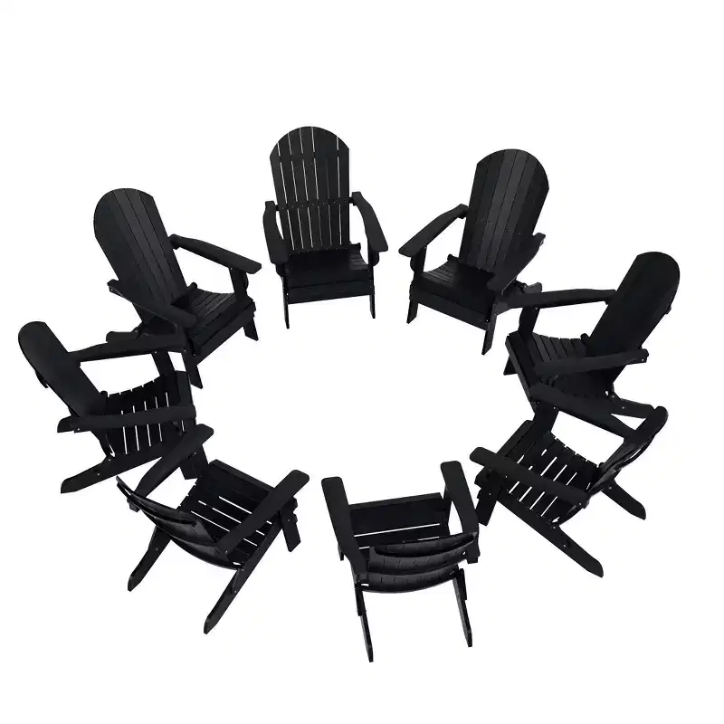 WestinTrends Tuscany HIPS Outdoor Folding Adirondack Chair (Set of 8)