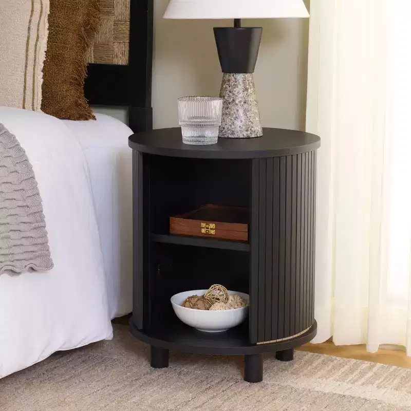 Etka 2 Shelf Nightstand - NST3108 - Safavieh