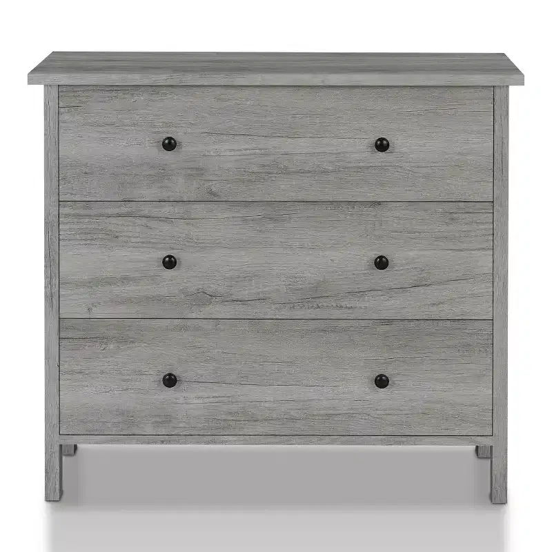 3-Drawer Dresser with Metal Glides and Anti-Tip Hardware – 29.13
