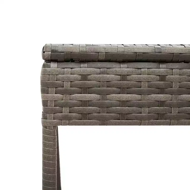 vidaXL Patio Sun Lounger Set PE rattan Extra Long Removable Covers