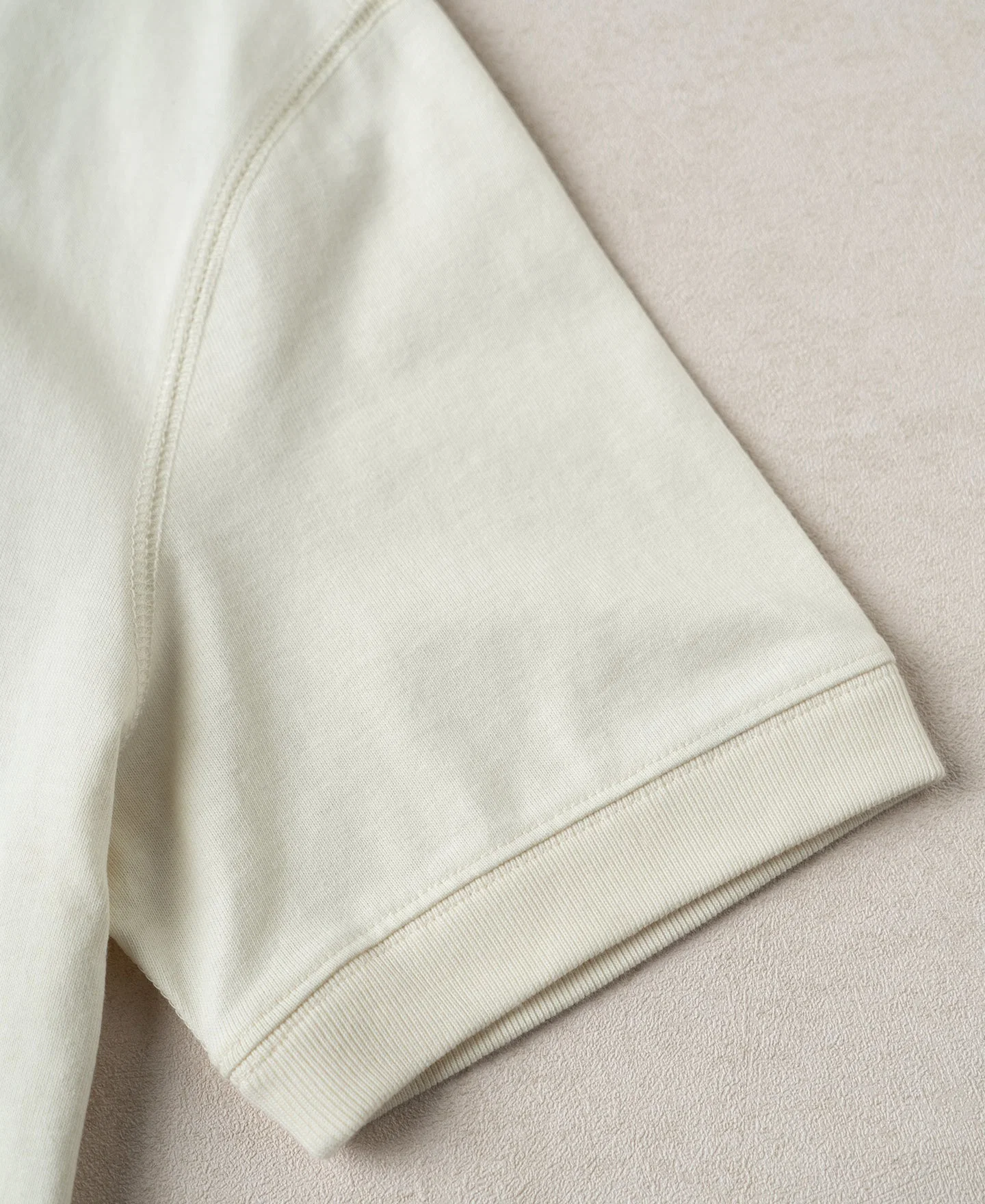 1950s V-Gusset Cotton T-Shirt - White