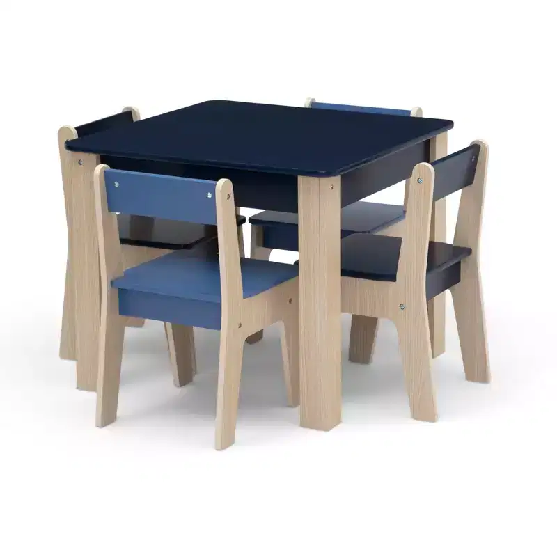 GapKids by Delta Children Kids Two-Tone Table and Chairs Set
