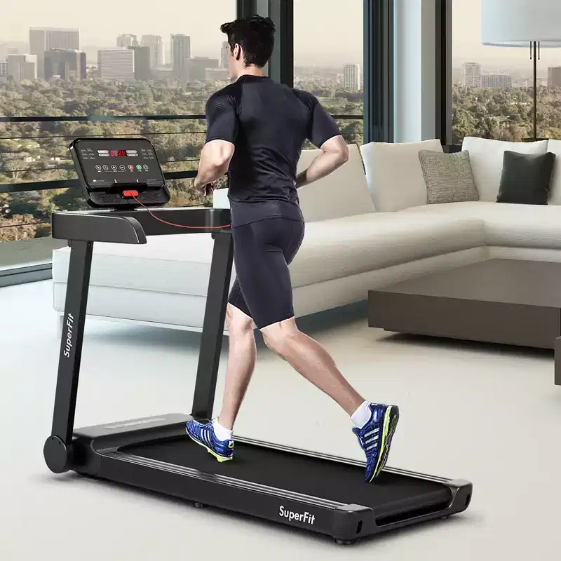 Costway 2.25HP Electric Treadmill Running Machine w/App Control for Home Office