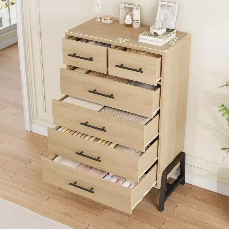 4+2 Drawer Dresser for Bedroom, 46.6