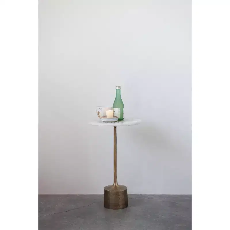 Storied Home Luxe Martini Table Gold