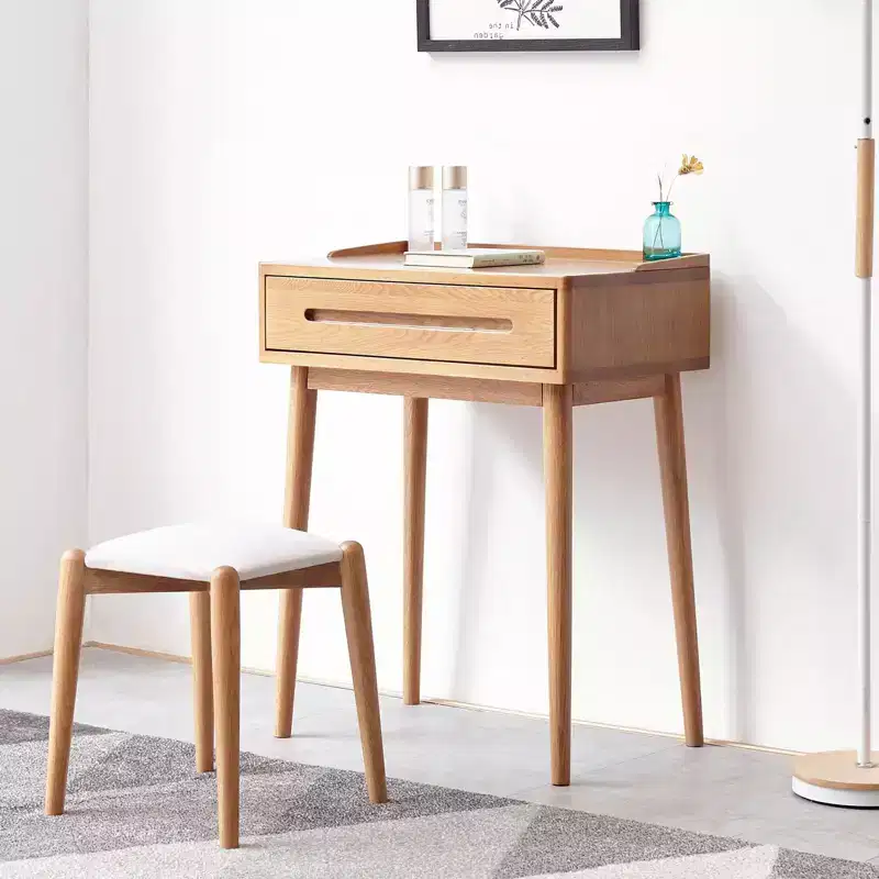 Modern Wooden Standing Desk with Large Drawer, 23.62