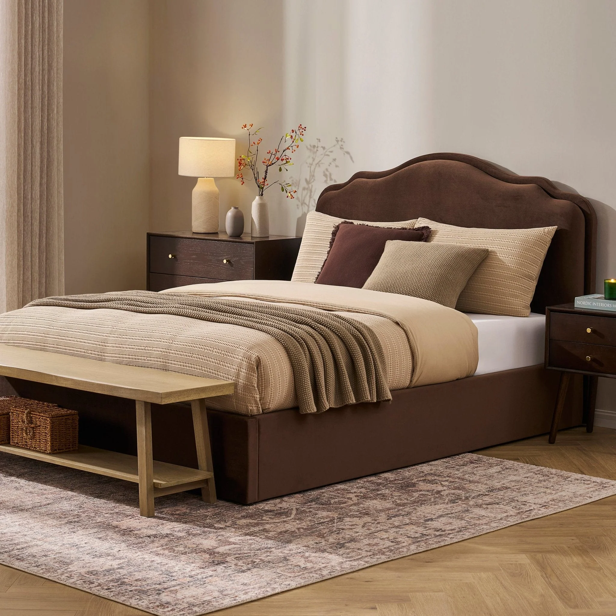 Storage Bed - Cappuccino