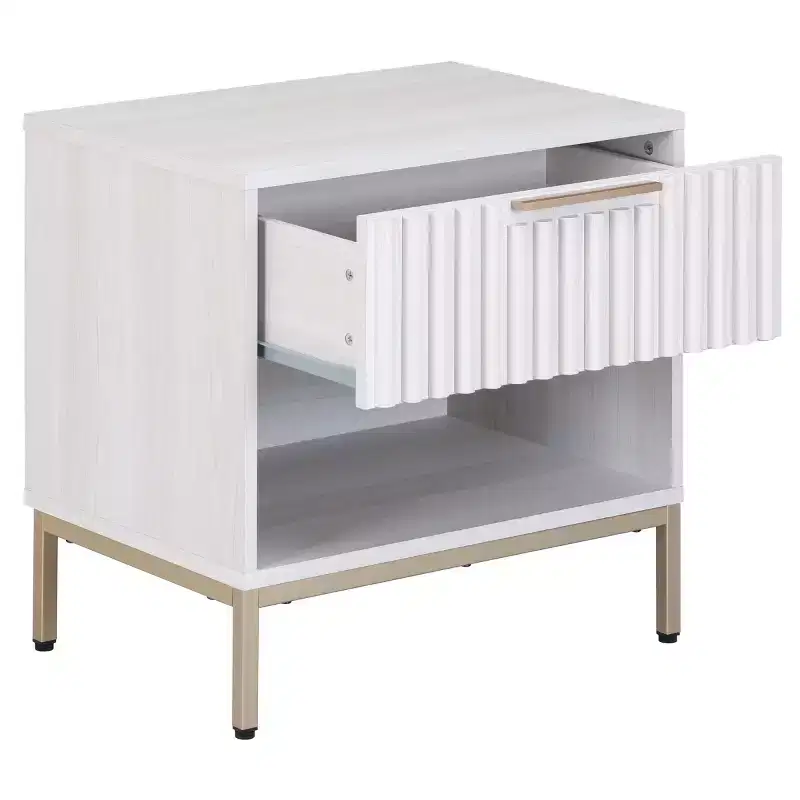 Lylia 1 Drawer Nightstand - NST9617 - Safavieh