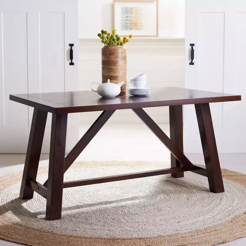 Rectangle Dining Table - DTB9217A - Brown