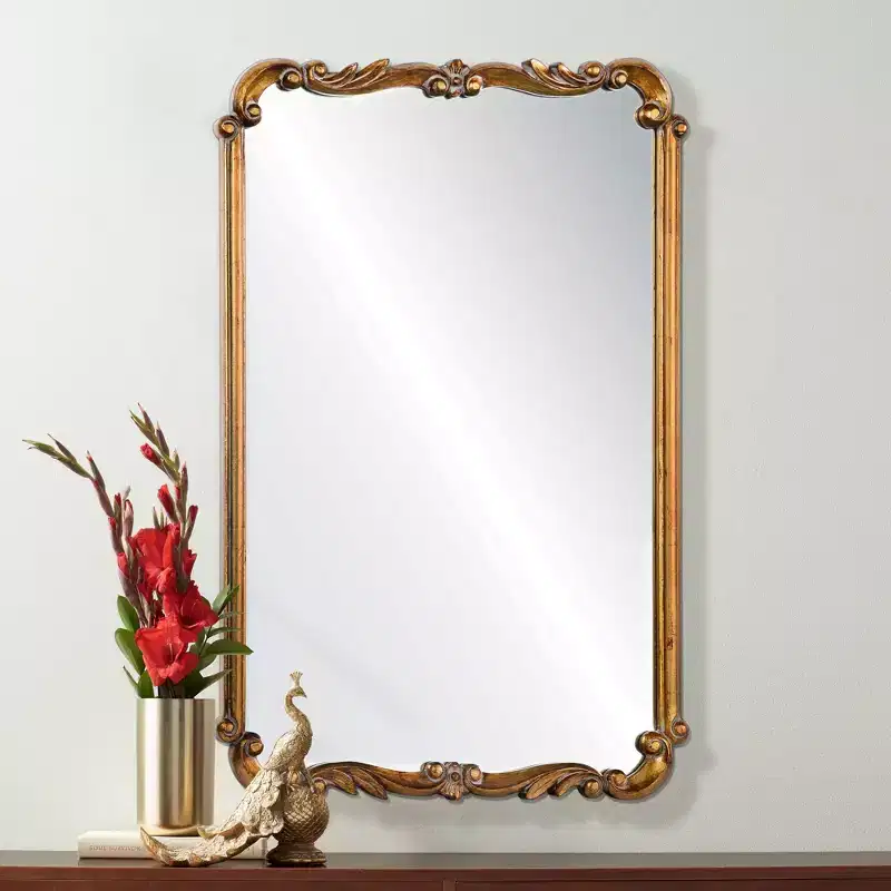 Cooper Classics Toulouse Gold 24 1/2 x 36 Rectangular Wall Mirror