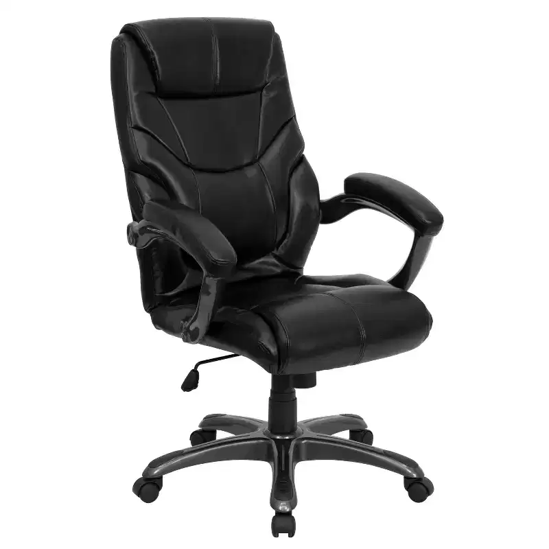 High Back LeatherSoft Executive Ergonomic Office Chair with Arms