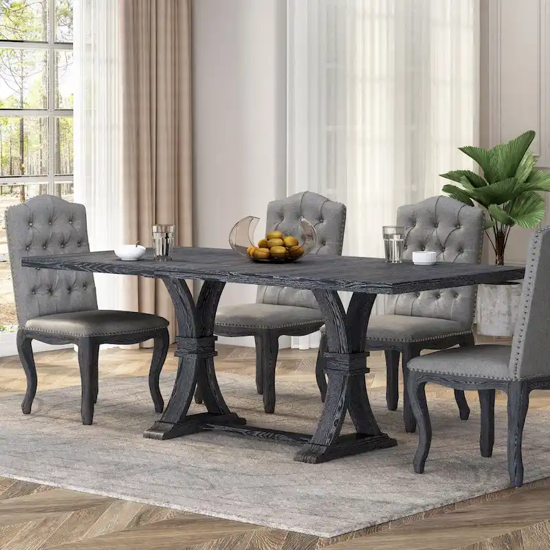 Wood Expandable Dining Table