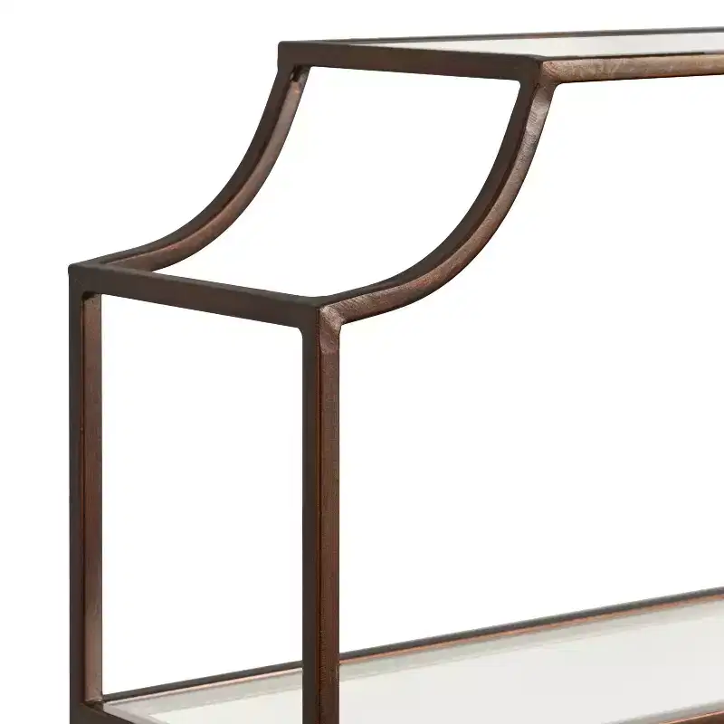Kate & Laurel All Things Decor 21x30 3-Tier Ciel Wall Decorative Floating Shelves