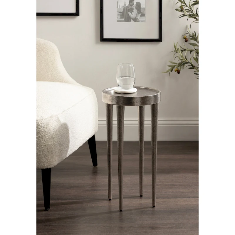 Kate and Laurel Rava Metal Drink Table