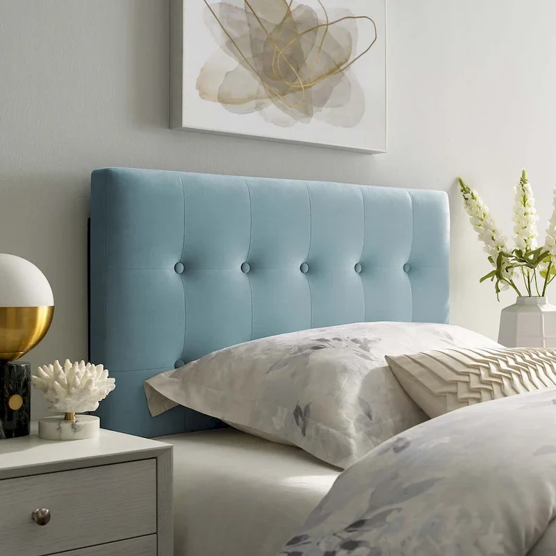 Twin Tufted Performance Velvet Headboard