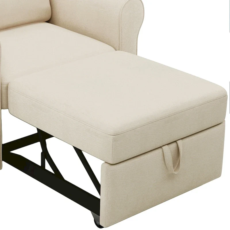 3-in-1 Sofa Bed Chair Convertible Sleeper Chair Bed