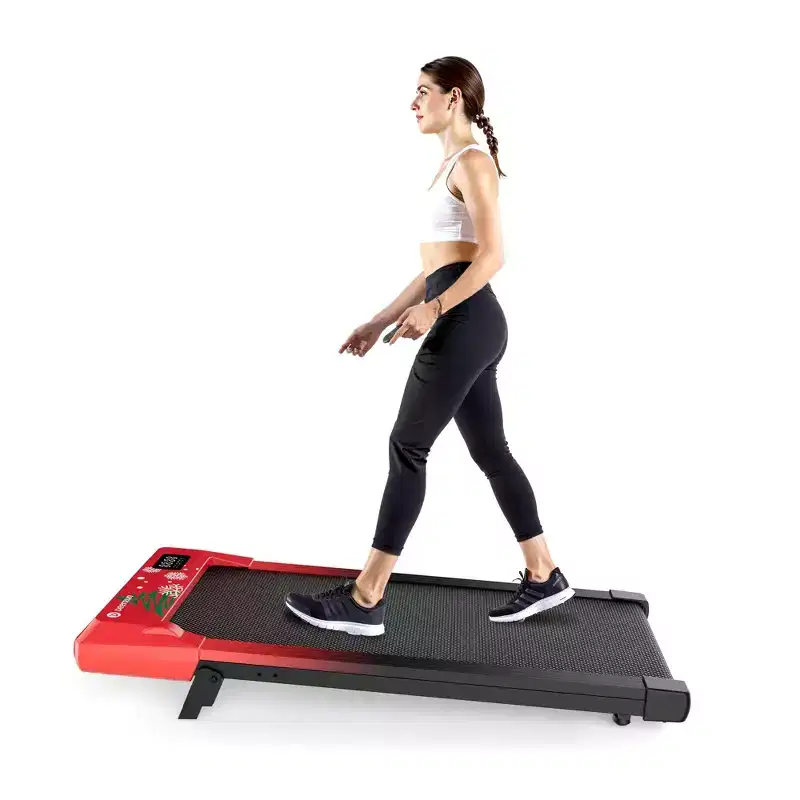 DeerRun Q2 Limited 7% Incline Under-Desk Walking Pad, Compact Under Desk Treadmill for Home & Office