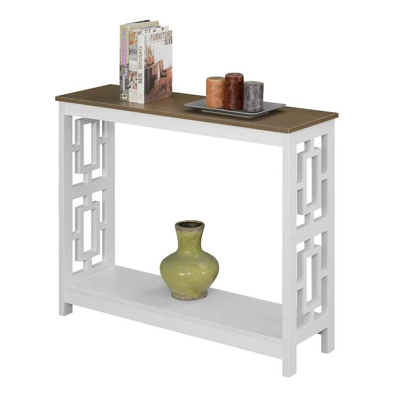 Console Table with Shelf