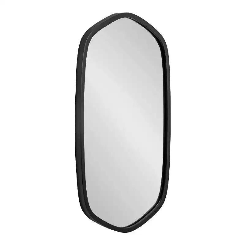 Kate & Laurel All Things Decor 20x36 McLean Hexagon Framed Wall Mirror