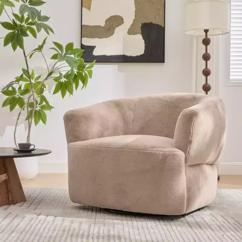 Christopher Knight Home Priscille 360 Swivel Upholstered Club Chair