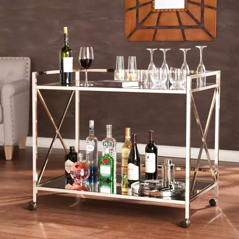 Maxton Bar Cart - Gold - SEI