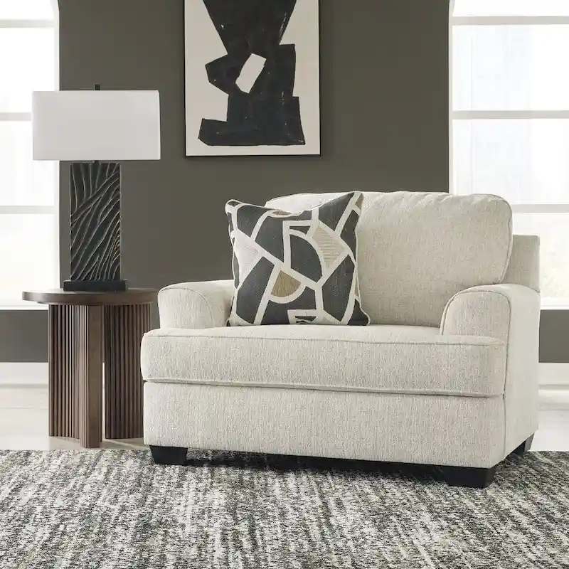 Signature Design by Ashley Heartcort Beige Oversized Chair - 51 W x 40 D x 39 H