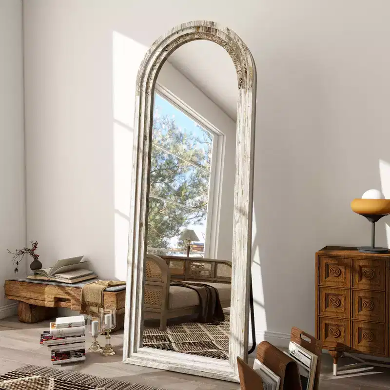Rectangle With Rounded Top Full Length Mirrors