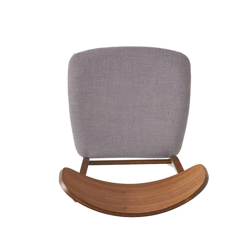 Fabric-upholstered Wood Dining Chairs (Set of 2) by Christopher Knight