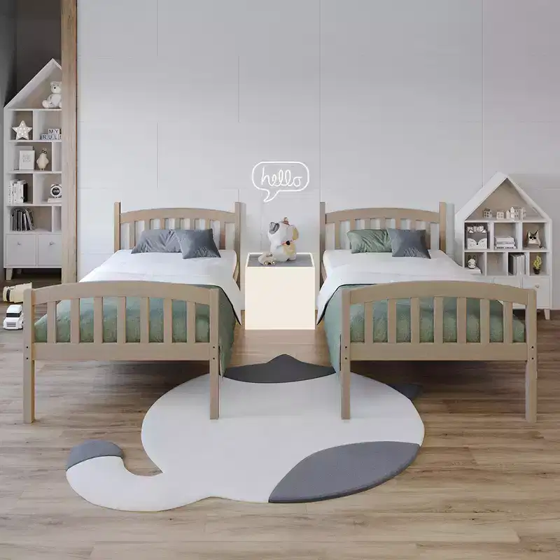 ChaletPosh Twin Over Twin Size Wooden Bunk Bed
