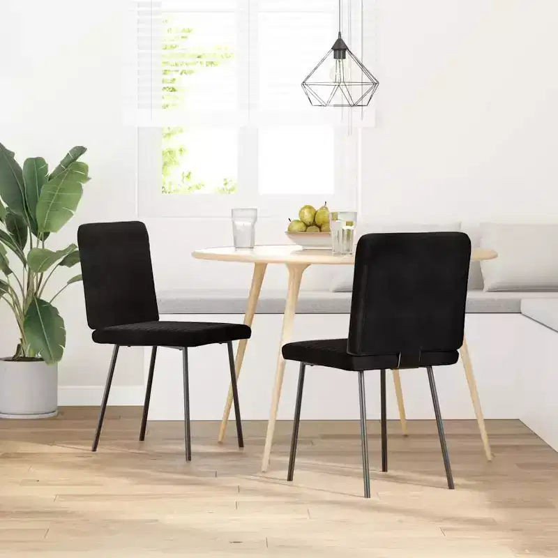 vidaXL Dining Chair Set of 4 Durable Dining Chair Rectangular Modern