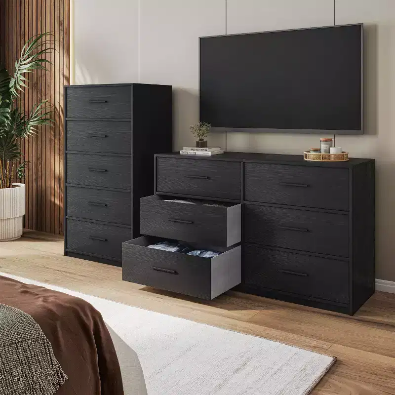 GDFStudio Perrine 44.5'' Modern 6-Drawer Dresser