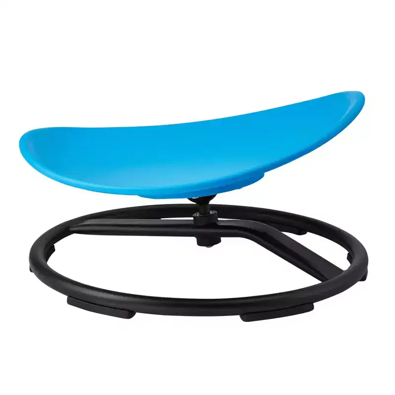 Kids Swivel Chair, 220 LBS Capacity, Sensory Spinning Chair, Autistic Kids Sensory Toy Chair with Non-Slip Metal Base, Blue
