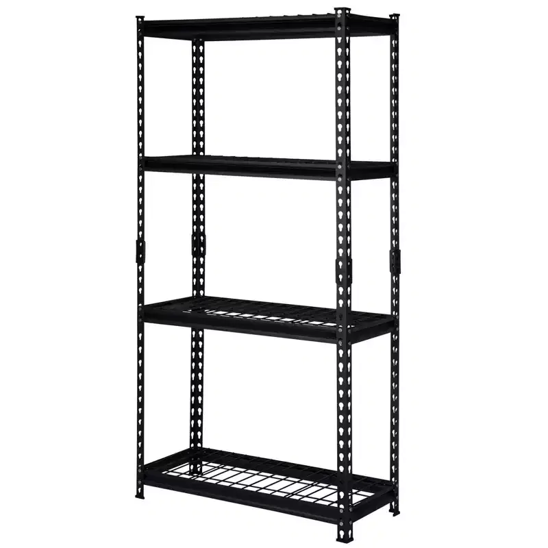 Pachira Adjustable Height 5-Shelf Steel Shelving Unit Utility Organizer Rack for Home, Office, and Warehouse