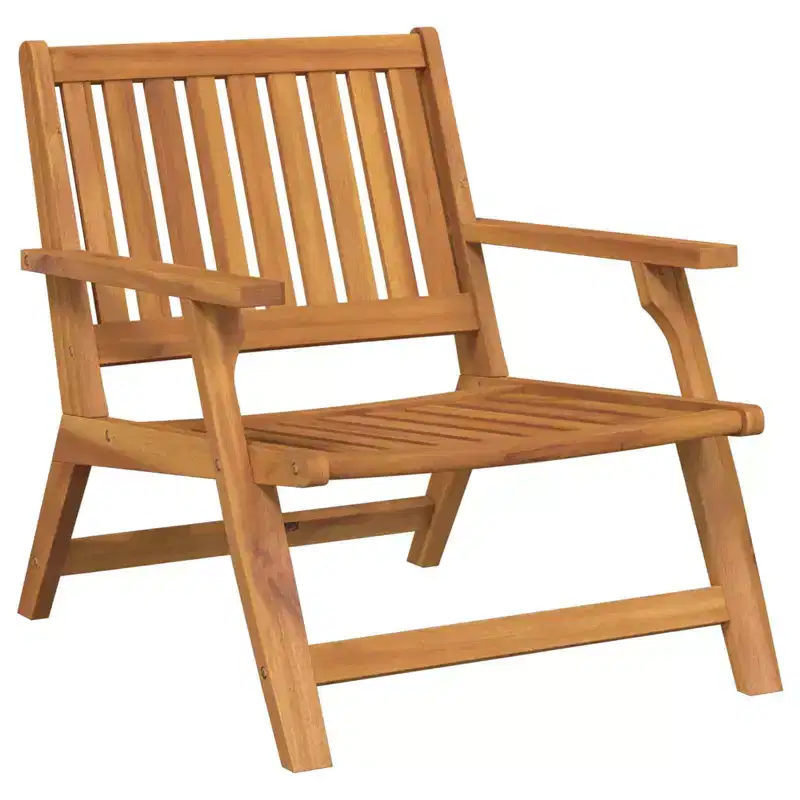 vidaXL Relax Bench 2 pcs Brown Solid Acacia Wood