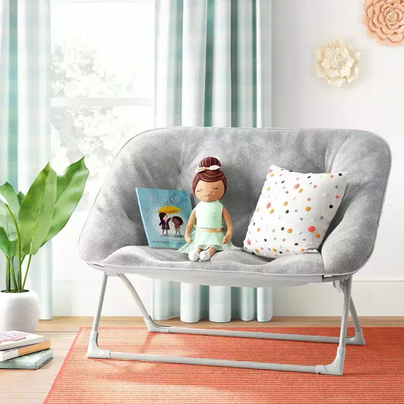 Folding Dish Kids' Loveseat - Pillowfort
