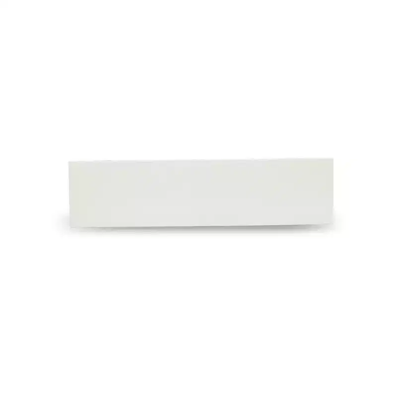 X-Style Modern Dining Room Bench with Wood Seat, 60x15x18 Inch, Pure White