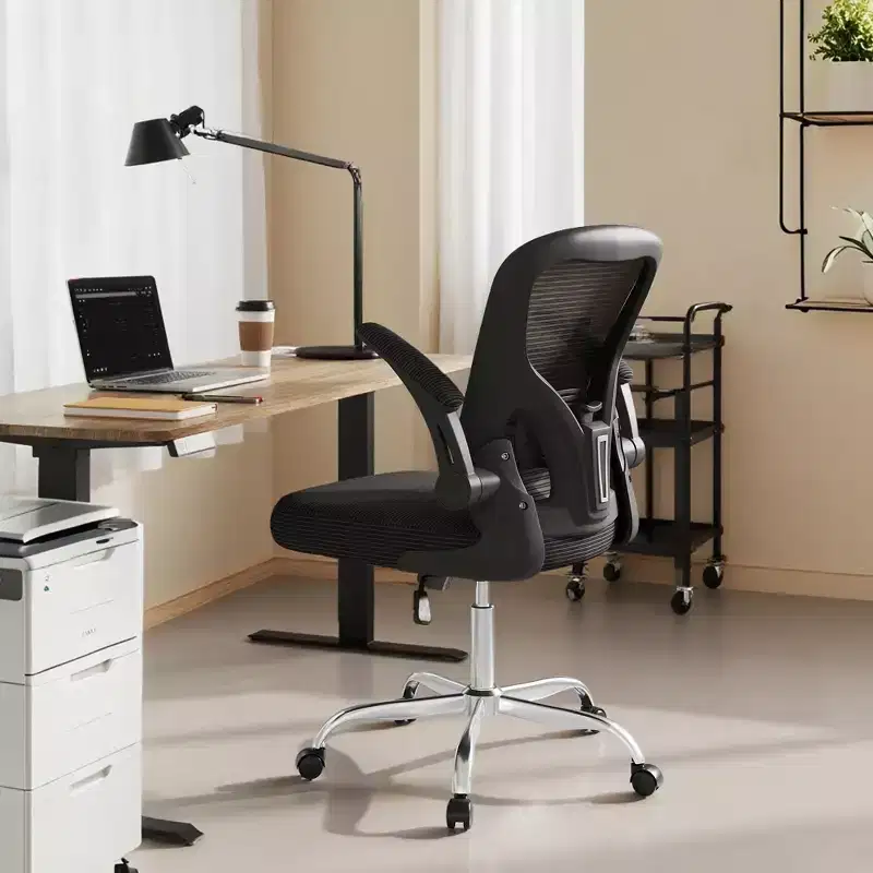 GALAXHERO Ergonomic Office Chair, Mesh Computer Desk Chair with Flip-up Armrests & Adjustable Lumbar Support