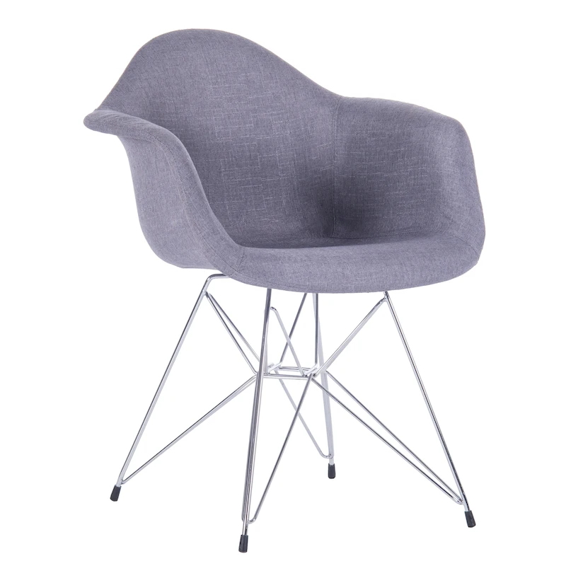 Porthos Home Upholstered Dining Armchairs w/ Metal Legs (Set of 2) - N/A
