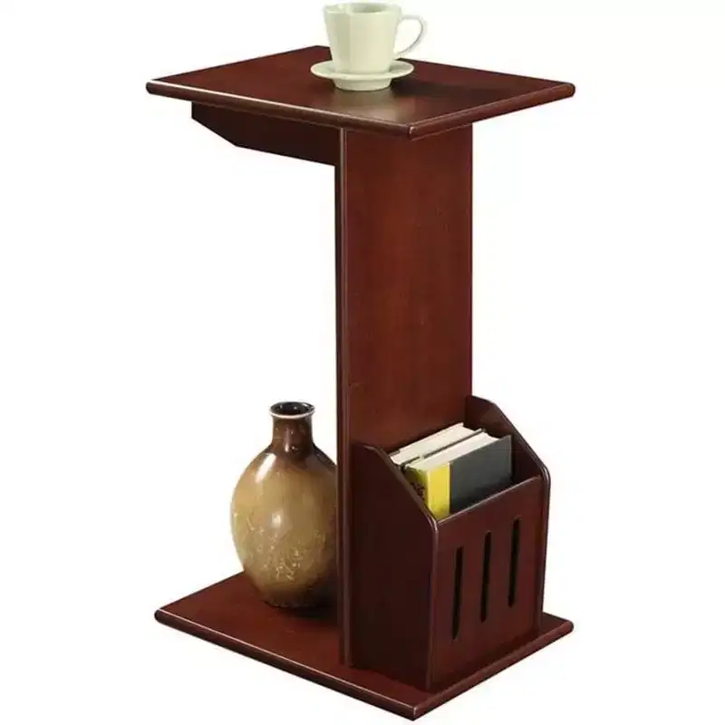 Round Wood Table Top End Table 1 -piece