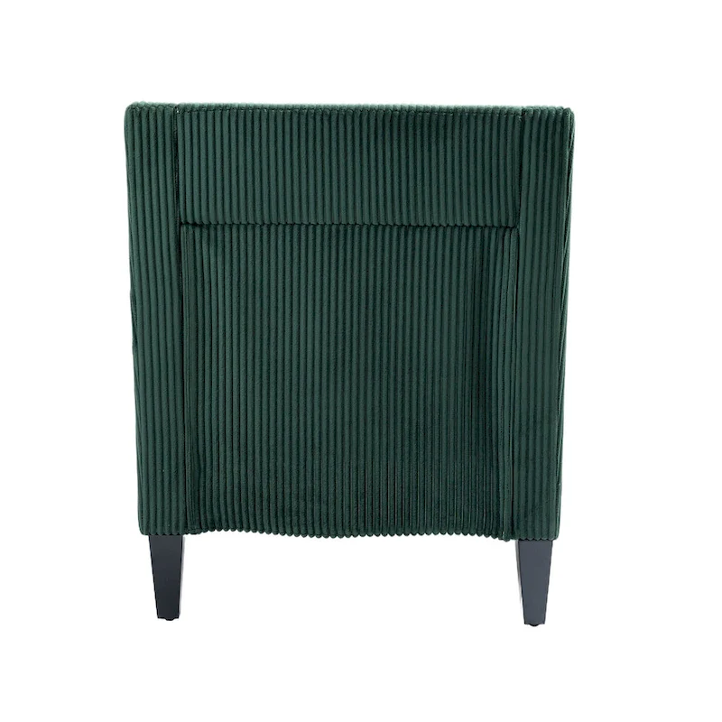 Emerald 26.77 Upholstered Arm Chair with Scooped Arms