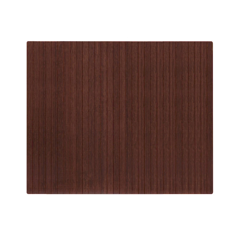Jani Eco Bamboo Standard Rectangular 5 x 4 ft Chair Mat