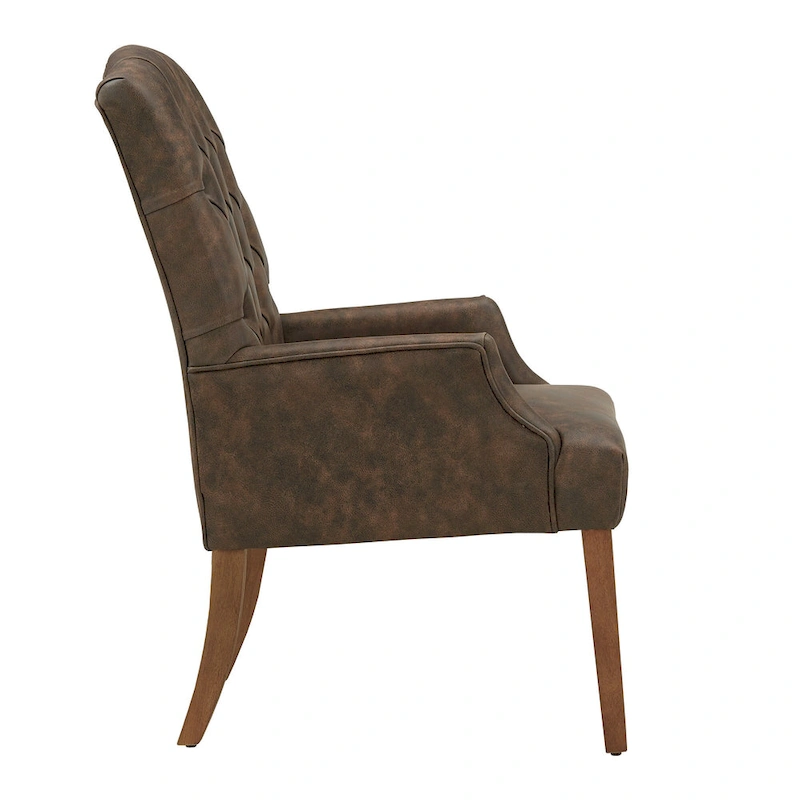 Benchwright Premium Tufted Dining Arm Chair by iNSPIRE Q Artisan