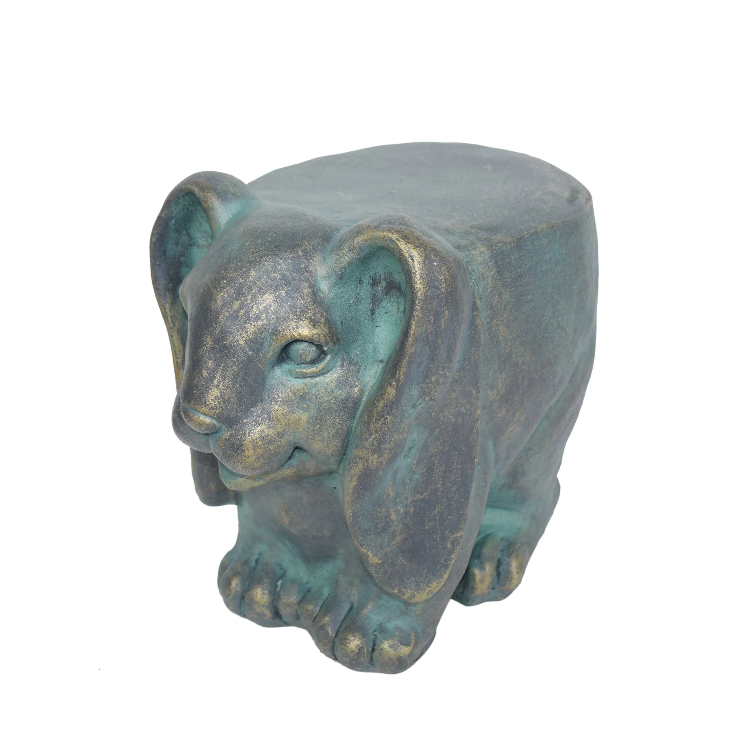 Decorative Rabbit Shaped Outdoor Garden Accent Stool