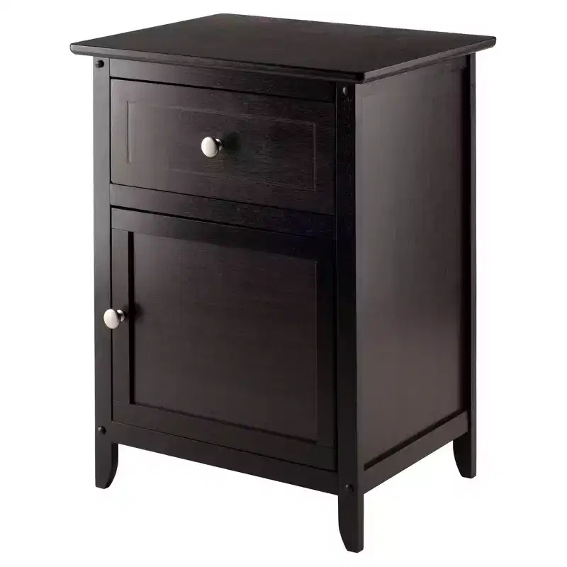 Nightstand with Drawer and Cabinet Door