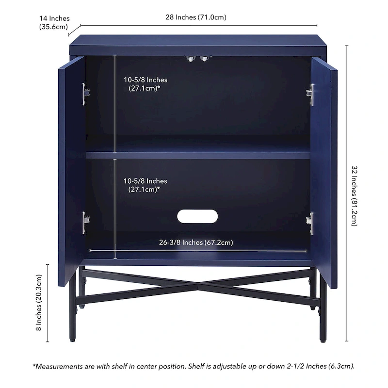 Brighton 28 Wide Rectangular Accent Cabinet - 28 Wide