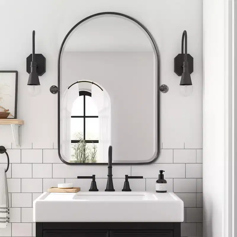 Dovelina Norita Metal Vanity Mirror Wall Mirror